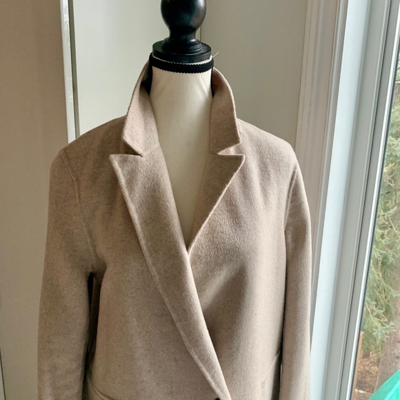 Zara woman coat wool mix NEW Medium - Picture 3 of 10